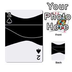 Black And White Playing Cards 54 Designs  by Valentinaart