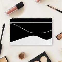 Black And White Cosmetic Bag (medium)  by Valentinaart