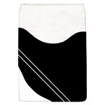 White and black abstraction Flap Covers (L)  Front