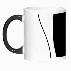 White And Black 2 Morph Mugs by Valentinaart