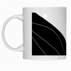 White And Black Decorative Design White Mugs by Valentinaart