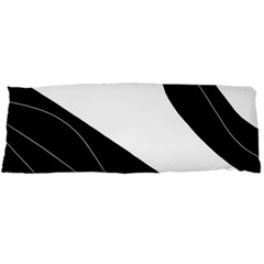 White And Black Decorative Design Body Pillow Case Dakimakura (two Sides) by Valentinaart