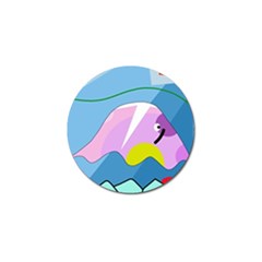 Under The Sea Golf Ball Marker (4 Pack) by Valentinaart