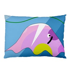 Under The Sea Pillow Case (two Sides) by Valentinaart