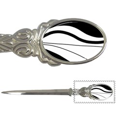 White And Black Harmony Letter Openers by Valentinaart