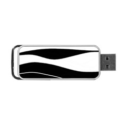 Black Light Portable Usb Flash (two Sides) by Valentinaart