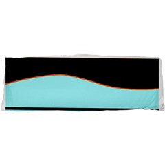 Cyan, Black And White Waves Samsung S3350 Hardshell Case by Valentinaart