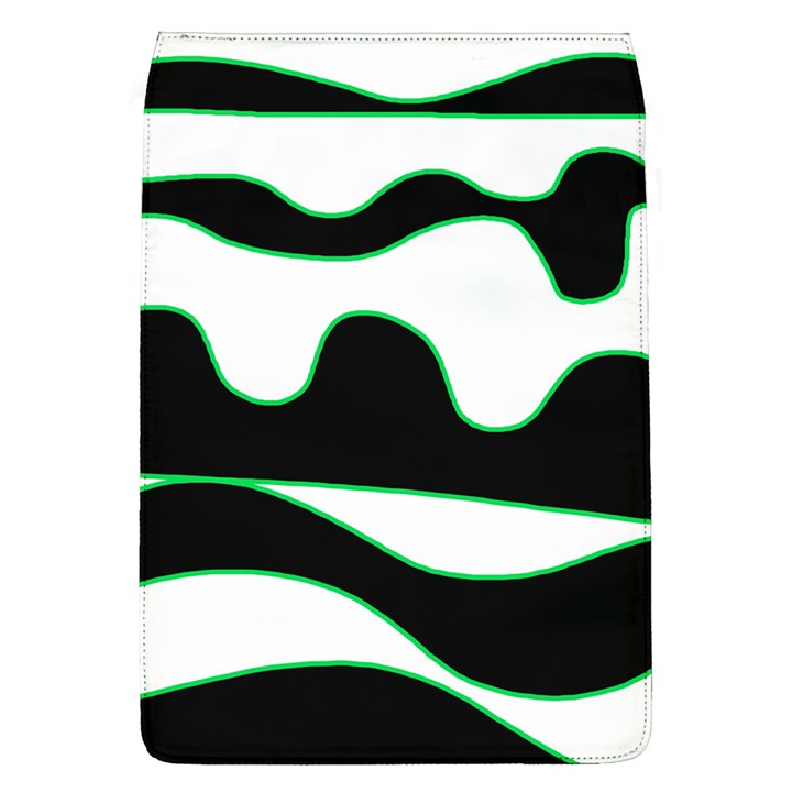 Green, white and black Flap Covers (L) 