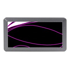 Purple, white and black lines Memory Card Reader (Mini)