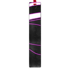 Purple, white and black lines Large Book Marks