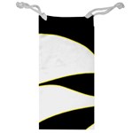 Yellow, black and white Jewelry Bags Front