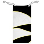 Yellow, black and white Jewelry Bags Back