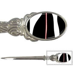 White, Red And Black Letter Openers by Valentinaart