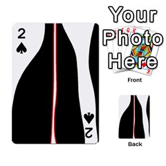 White, Red And Black Playing Cards 54 Designs 