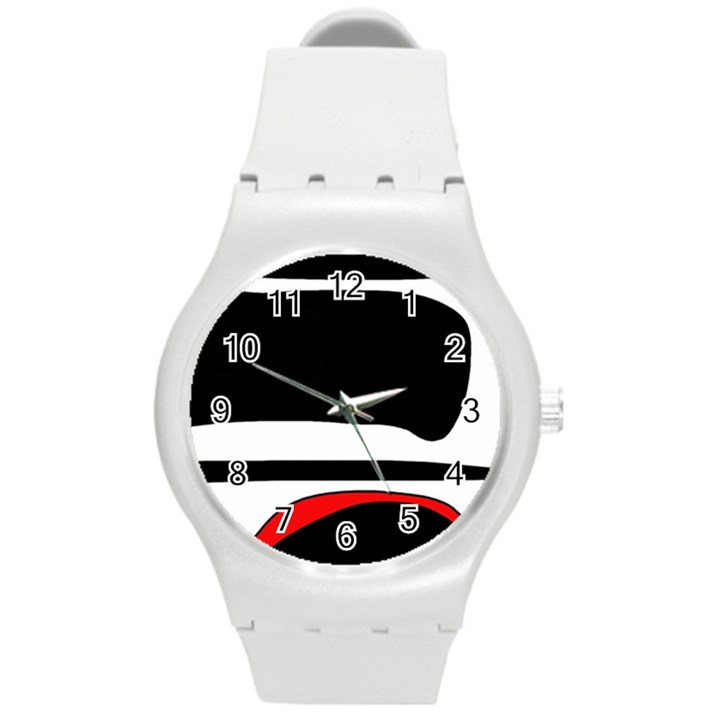 Fantasy Round Plastic Sport Watch (M)