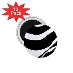 White Or Black 1 75  Magnets (10 Pack)  by Valentinaart