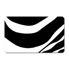 White Or Black Magnet (rectangular) by Valentinaart