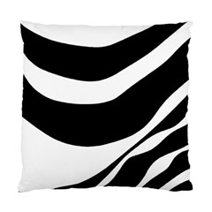 White Or Black Standard Cushion Case (one Side) by Valentinaart