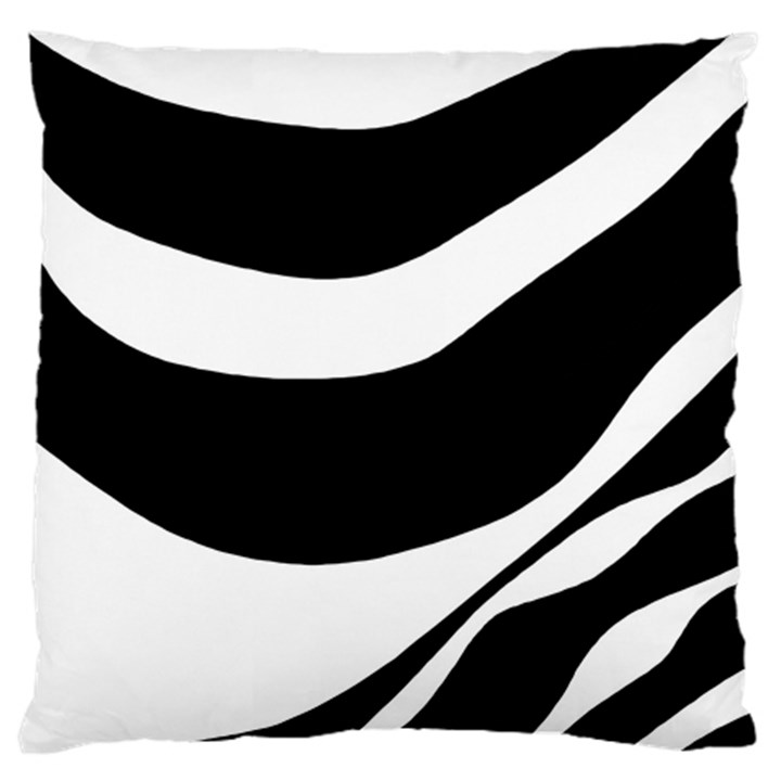 White or black Large Cushion Case (Two Sides)