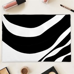 White Or Black Cosmetic Bag (xxl)  by Valentinaart