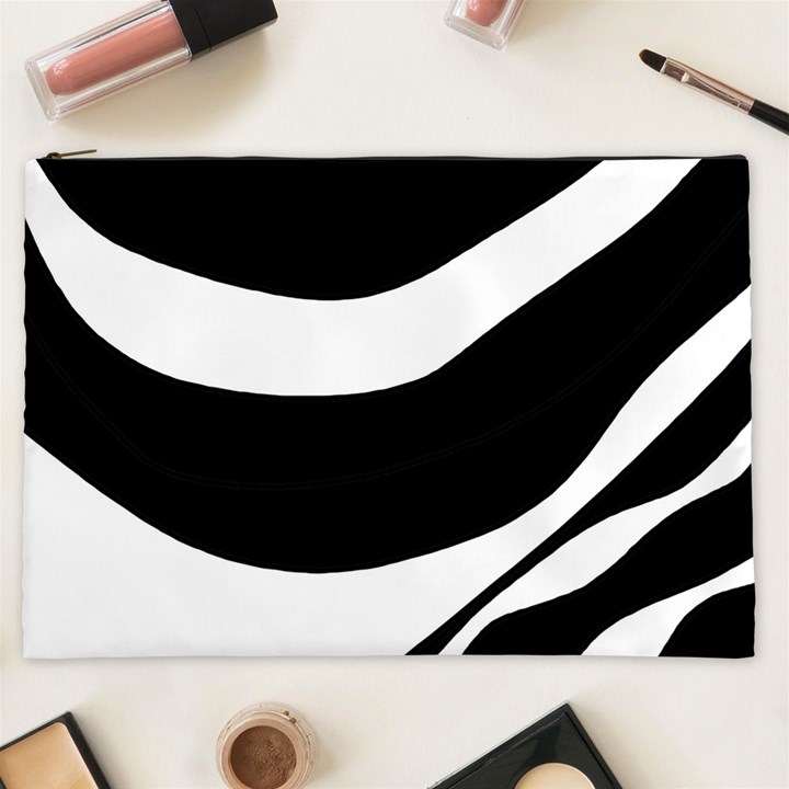 White or black Cosmetic Bag (XXL) 