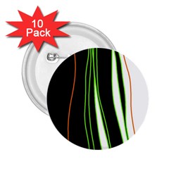 Colorful lines harmony 2.25  Buttons (10 pack) 