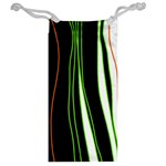 Colorful lines harmony Jewelry Bags Back