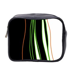 Colorful lines harmony Mini Toiletries Bag 2-Side