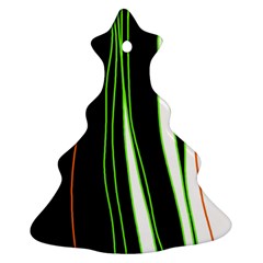 Colorful lines harmony Ornament (Christmas Tree)