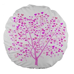 Breast Cancer Awareness Pink Tree Cushion by autism