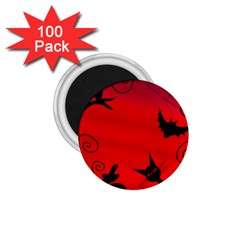 Halloween Landscape 1 75  Magnets (100 Pack)  by Valentinaart