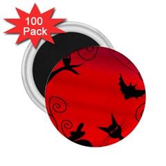 Halloween Landscape 2 25  Magnets (100 Pack)  by Valentinaart