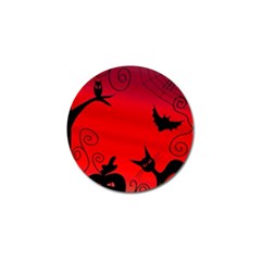 Halloween Landscape Golf Ball Marker (4 Pack) by Valentinaart