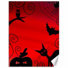 Halloween Landscape Canvas 18  X 24   by Valentinaart