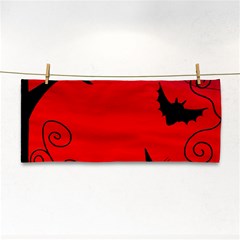 Halloween Landscape Hand Towel by Valentinaart