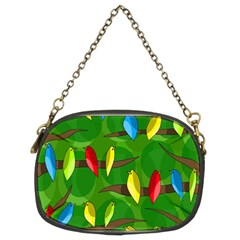 Parrots Flock Chain Purses (two Sides)  by Valentinaart