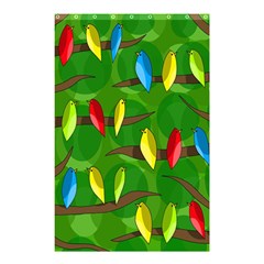 Parrots Flock Shower Curtain 48  X 72  (small)  by Valentinaart