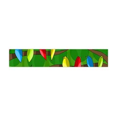 Parrots Flock Flano Scarf (mini)