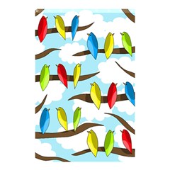 Parrots Flock Shower Curtain 48  X 72  (small)  by Valentinaart