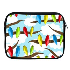 Parrots Flock Apple Ipad 2/3/4 Zipper Cases by Valentinaart