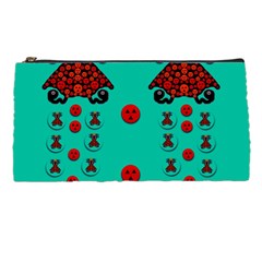 Dancing In Polka Dots Pencil Cases by pepitasart