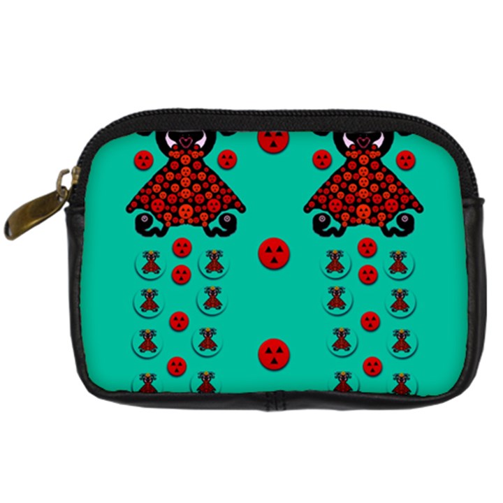 Dancing In Polka Dots Digital Camera Cases