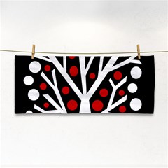 Simply Decorative Tree Hand Towel by Valentinaart