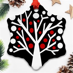 Simply Decorative Tree Snowflake Ornament (2-side) by Valentinaart