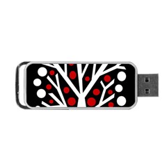 Simply Decorative Tree Portable Usb Flash (two Sides) by Valentinaart