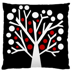 Simply Decorative Tree Large Flano Cushion Case (two Sides) by Valentinaart