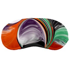 Abstract Orb In Orange, Purple, Green, And Black Sleeping Masks by digitaldivadesigns