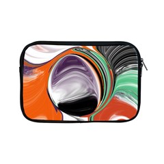 Abstract Orb In Orange, Purple, Green, And Black Apple Ipad Mini Zipper Cases by digitaldivadesigns