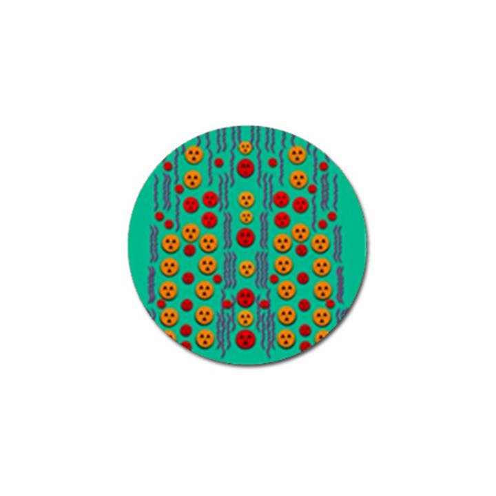 Pumkins Dancing In The Season Pop Art Golf Ball Marker