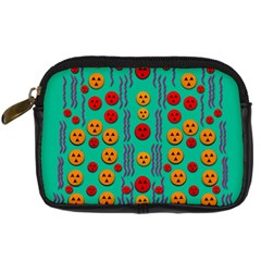 Pumkins Dancing In The Season Pop Art Digital Camera Cases by pepitasart